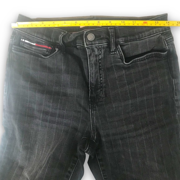 Tommy Hilfiger Denim Pinstripe Straight Leg Jeans - Picture 4 of 13